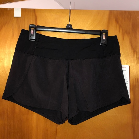 lululemon athletica Pants - Lululemon Low Rise Run Times Short II Black NWT